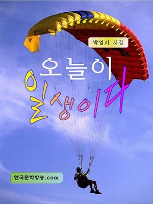 cover image of 오늘이 일생이다